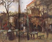 Vincent Van Gogh Terrace of a Cafe on Montmartre (nn04) Sweden oil painting artist